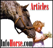 Horse Articles, Tenika with Rambo, American Bashkir Curly.
