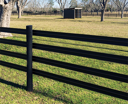 Low Maintenance Vinyl Horse Fencing