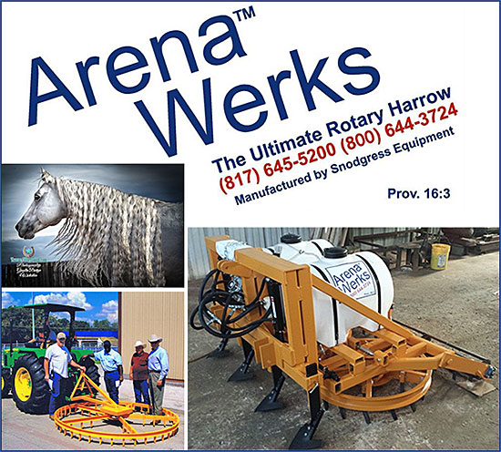 Arena Werks Rotary Harrow for Horse Arenas