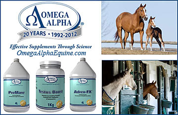 Omega Alpha sponsors Horse Hormone Supplements