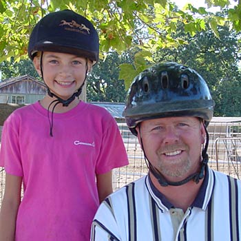 Raye Lochert horse safety with Riding Helmets