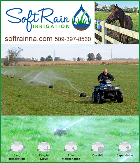 Horse Pasture Irrigation by Soft Rain Irrigation