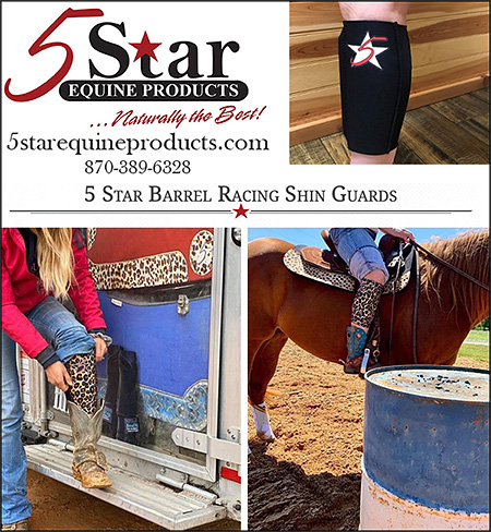 Shin Guards for Barrel Racers by 5 Star Equine Products!