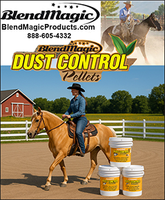 Dust Control for Horse Arenas BlendMagic Dust Control Pellets