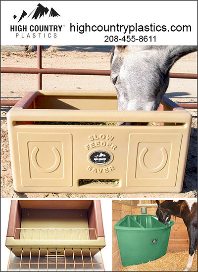 High Country Plastics Feeders for Horses