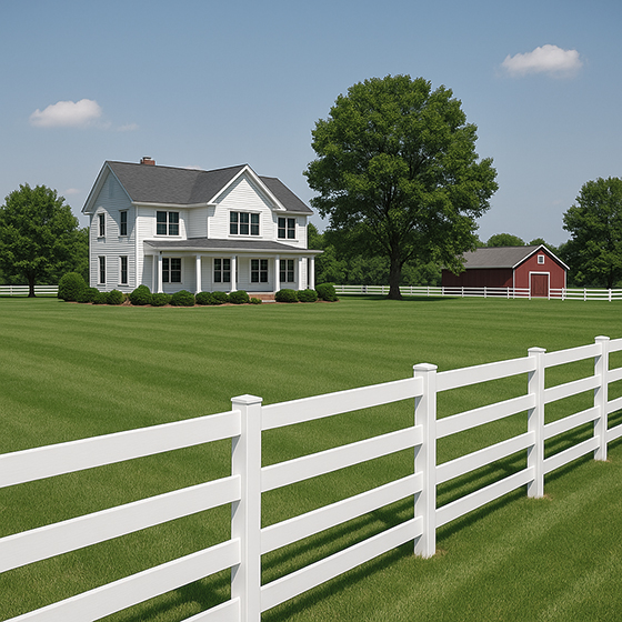 Vinyl Horse Fencing