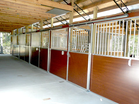 Variety of stall designs.