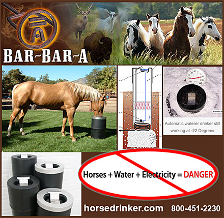 Automatic Horse Waterer from Bar-Bar-A