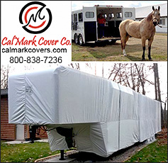 Horse trailer and horse truck covers by Cal Mark Cover Company