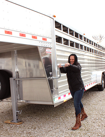 Cranking the trailer jack is hard to do!