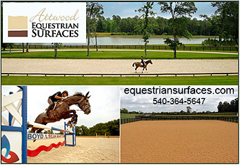 Attwood Equestrian Surfaces makes superior horse arena footing products.