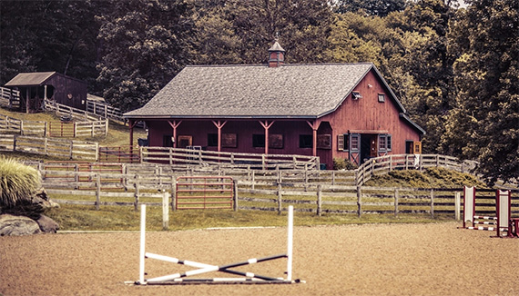 Horse Arena and Barn