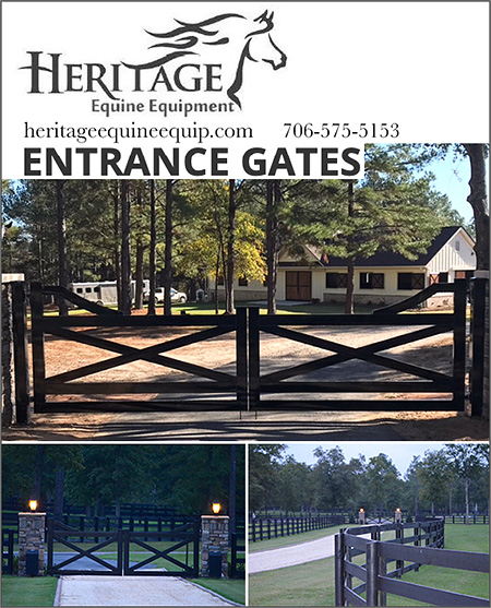 Heritage Equine Equipment Horse Property Entrance Gates