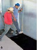 installing mats