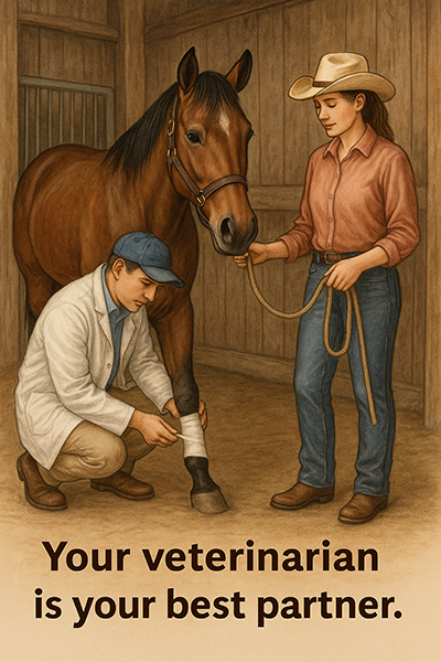 Always consult with your horse Veterinarian.