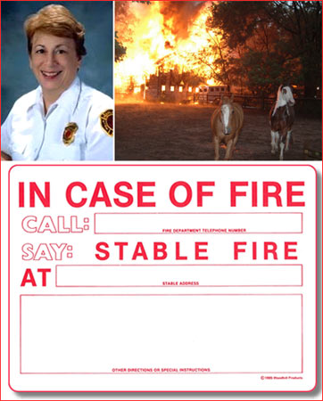 Horse Barn Fire Plan
