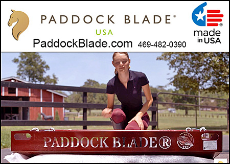 The Paddock Blade Manure Collector