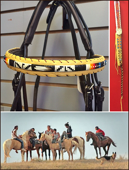 Native Americans Create Horse Tack
