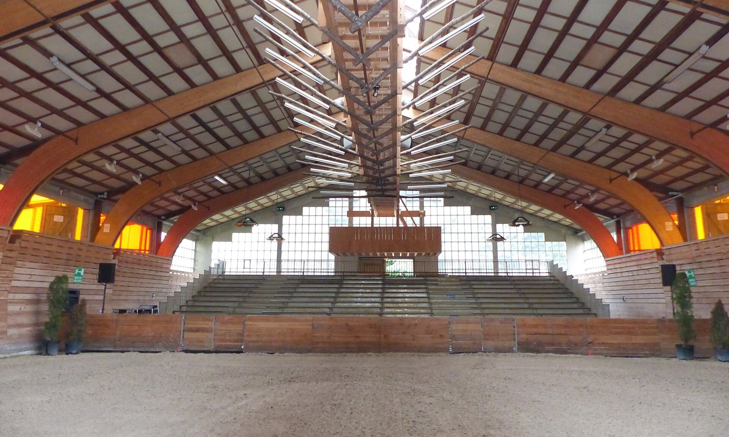 Covered arena at Haras national de Lamballe