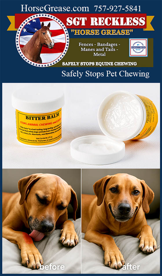 Bitter Balm™ by Sergents 3, LLC — Dogs And Puppies (Bitter Balm™ by Sergeant 3 LLC, is a non-toxic, water resistant ointment made…)