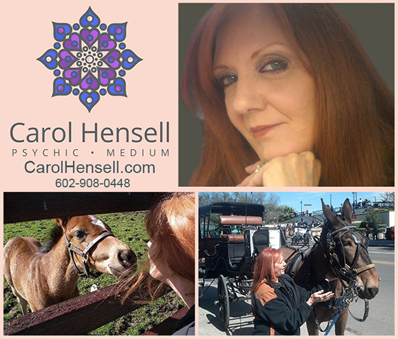 Carol Hensell Psychic, Medium, Animal Communicator Carol Hensell Psychic, Medium,