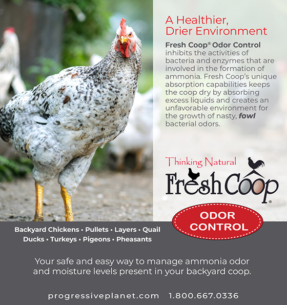 Fresh Coop® — Barn Accessories (It is the latest technology in odor management for backyard chickens)