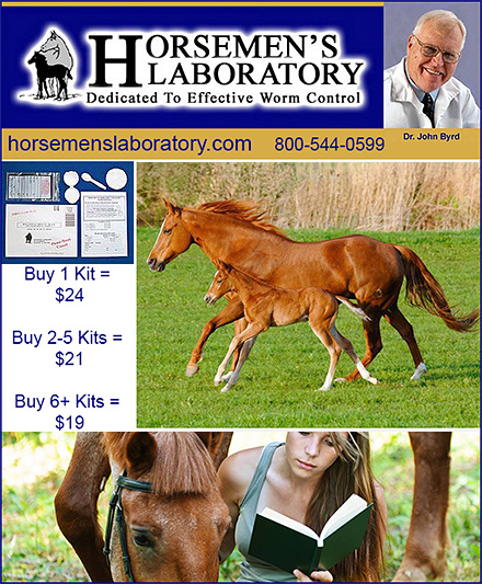 Affordable Worm Infestation Testing by Horsemen's Lab