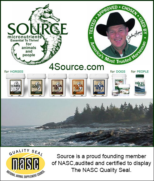 SOURCE ® “Original” and Pelleted “Original” Micronutrients — Barrel Racing (More than three decades ago SOURCE president and founder, Susan Domizi was…)