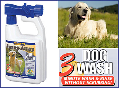 Straight Arrow — Dogs And Puppies (Spray-Away Dog Wash is a revolutionary formula designed to eliminate the hassle…)