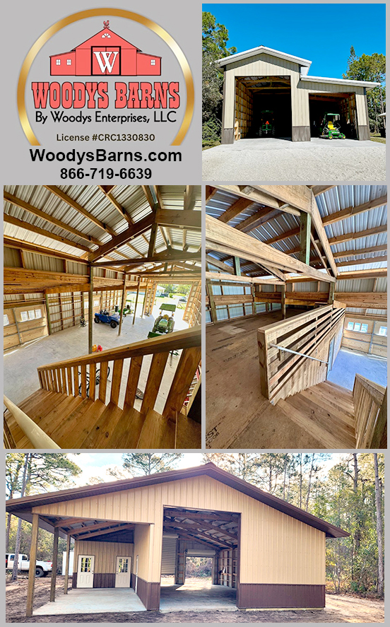 "Storage Barns" by WOODYS BARNS
