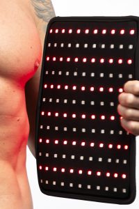 AAH Light VISUM Flex Pad glowing red for tissue repair and circulation