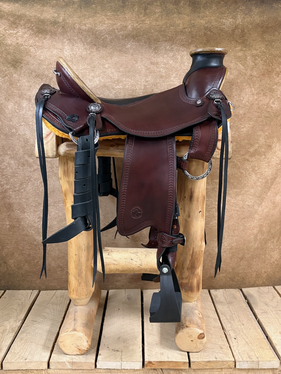 Allegany Mountain Saddlery custom Western saddle handcrafted in Gowanda NY