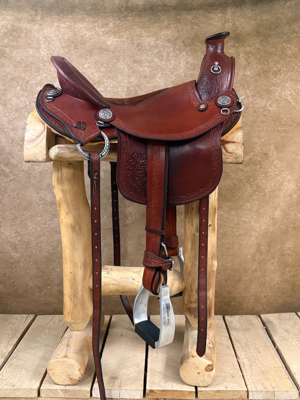 Allegany Mountain Saddlery Western All Around custom-fit saddle