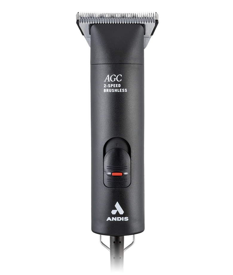 Andis AGC Super 2-Speed Brushless clipper with 10W M-Force blade for horses