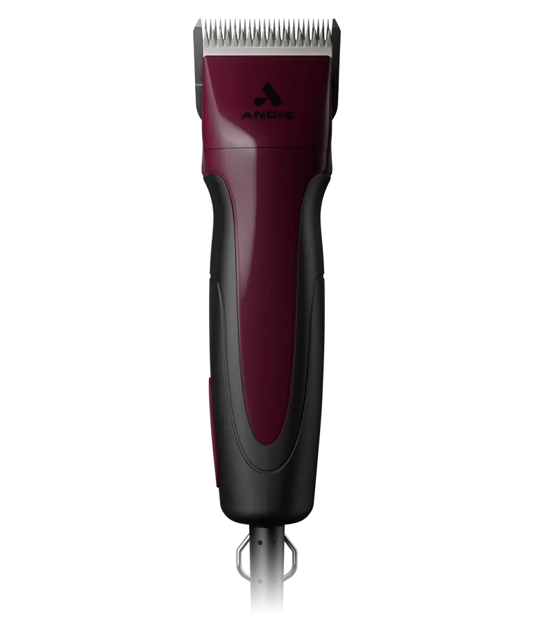 Andis Excel 5-Speed Plus burgundy detachable-blade horse clipper