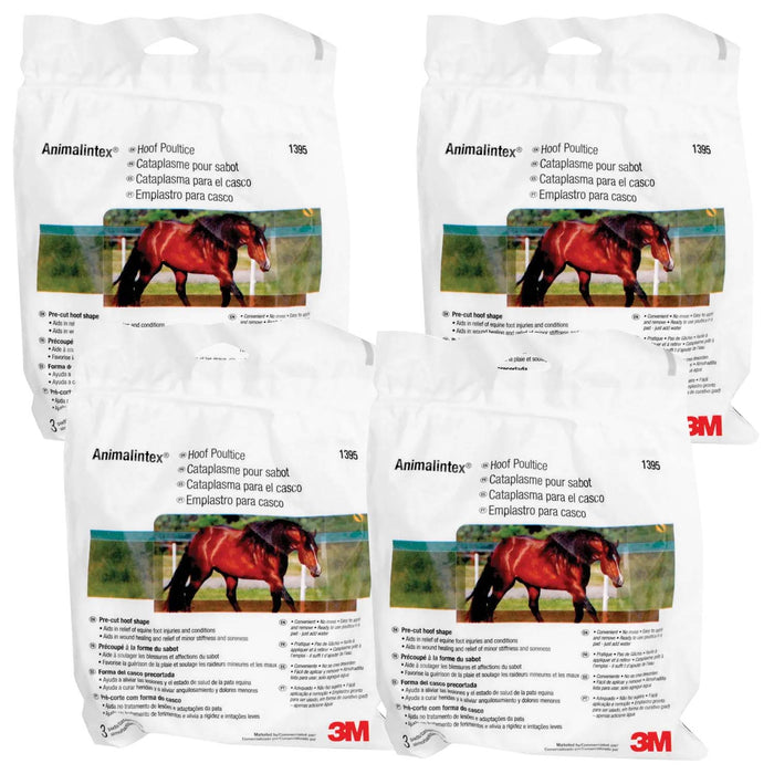 Animalintex poultice pad directions for hot cold and dry use on horses