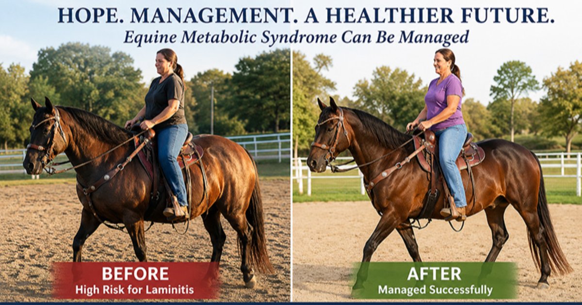 Equine Metabolic Syndrome & Insulin Resistance: Feeding, Management & Supplements