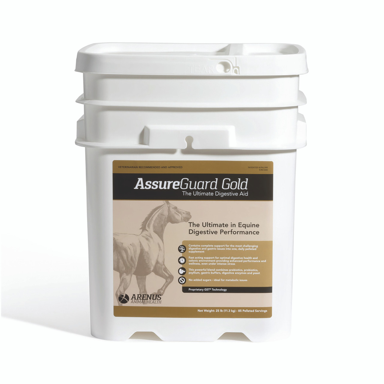 Assure Guard Gold pelleted horse digestive aid 25 lb size
