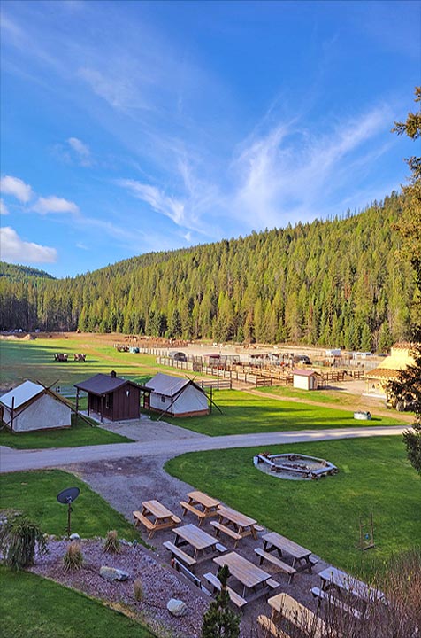 The Bar W Guest Ranch dude ranch vacation in Whitefish, Montana near Glacier National Park