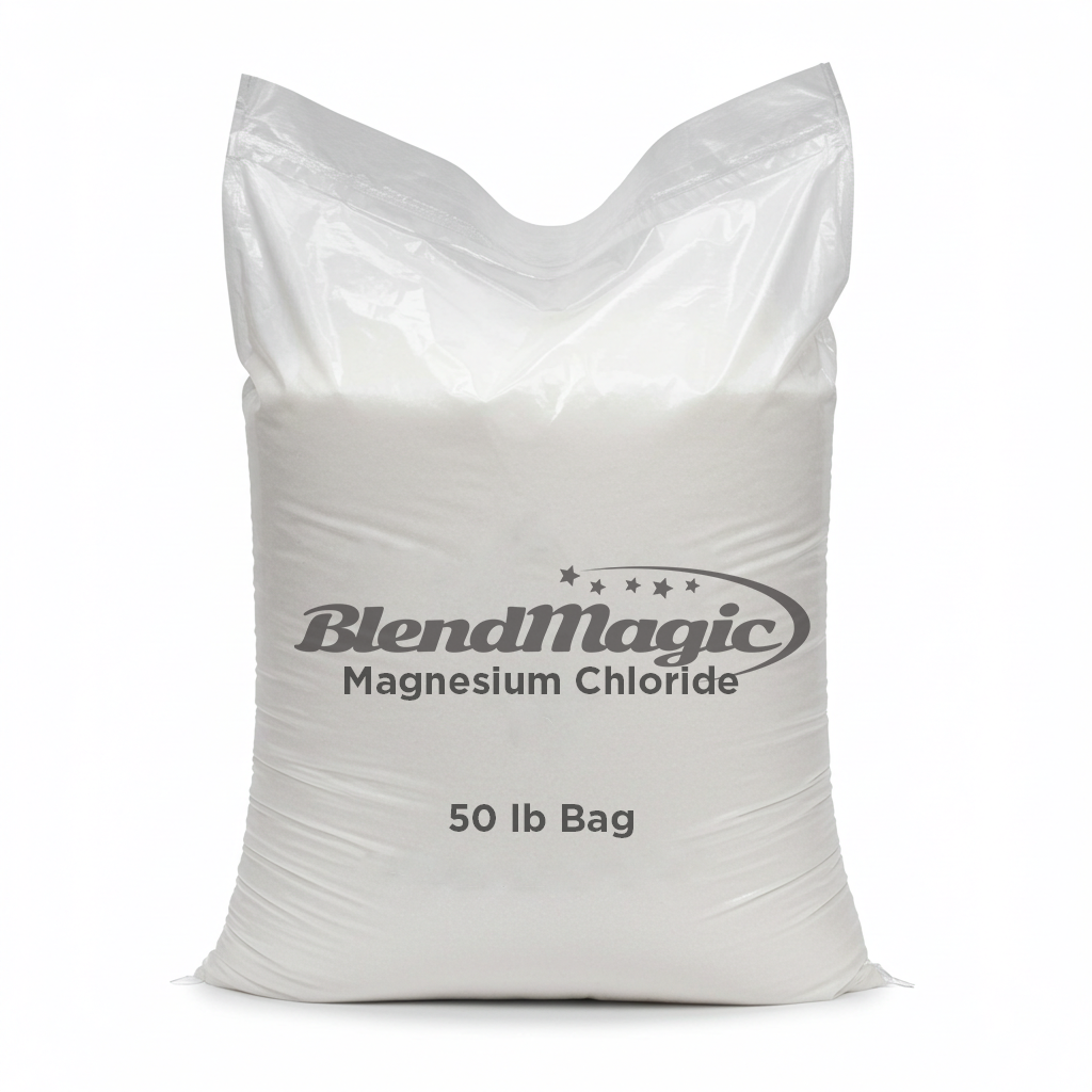 BlendMagic single 50 lb bag of magnesium chloride pet-safe ice melt