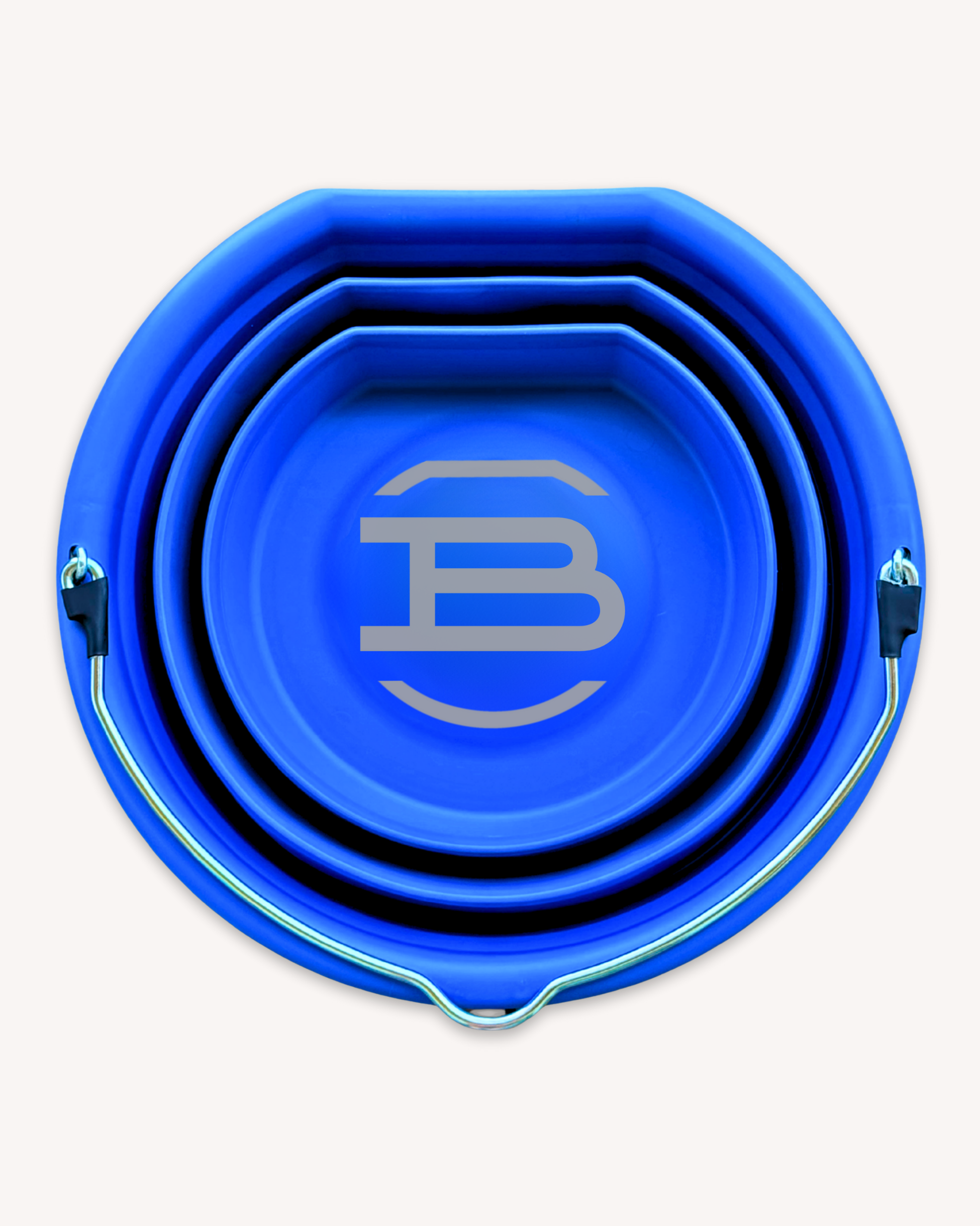BOSS Bucket in Cowboy Cobalt blue collapsible 5-gallon horse feed and water bucket