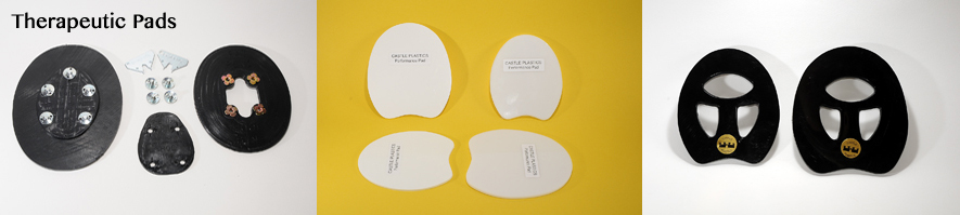 Castle Plastics therapeutic hoof pads for injury recovery and rehabilitation