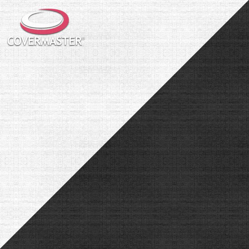 Covermaster Raincover Max equestrian arena protection cover rolled out over an outdoor riding arena