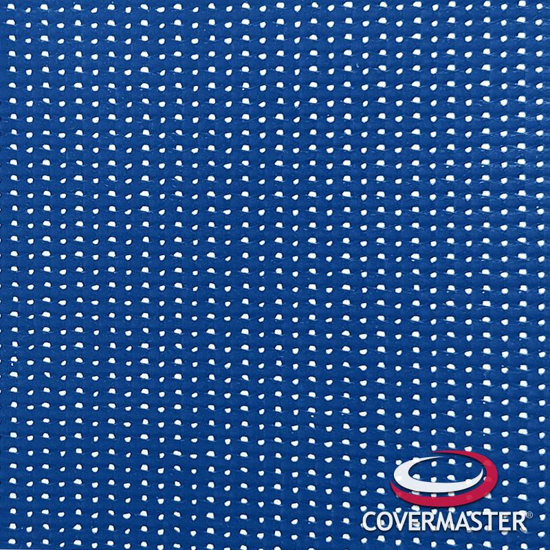 Covermaster WINDMASTER LITE lightweight privacy windscreen on an open-sided equestrian arena fence
