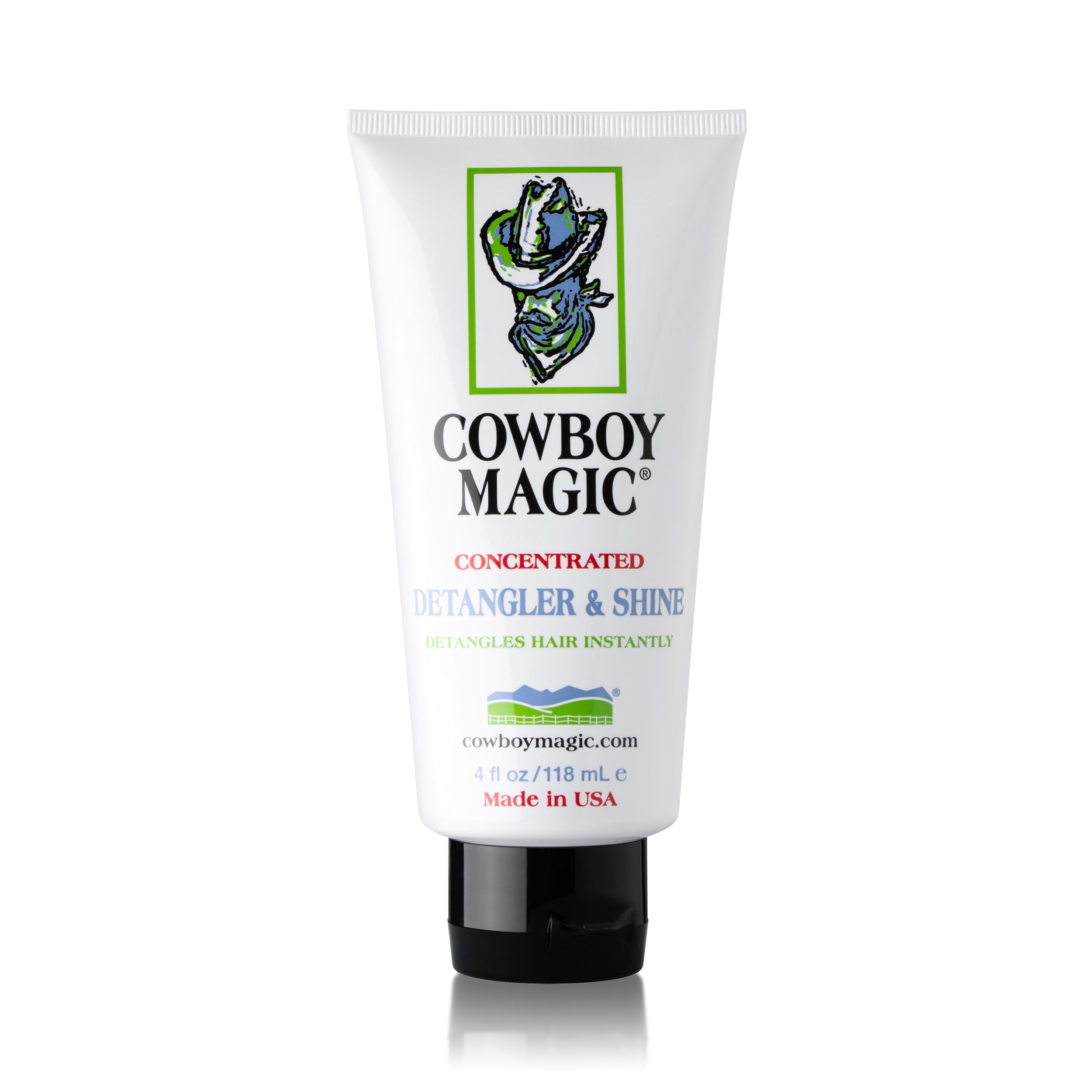 Cowboy Magic Detangler & Shine 4 ounce tube front view