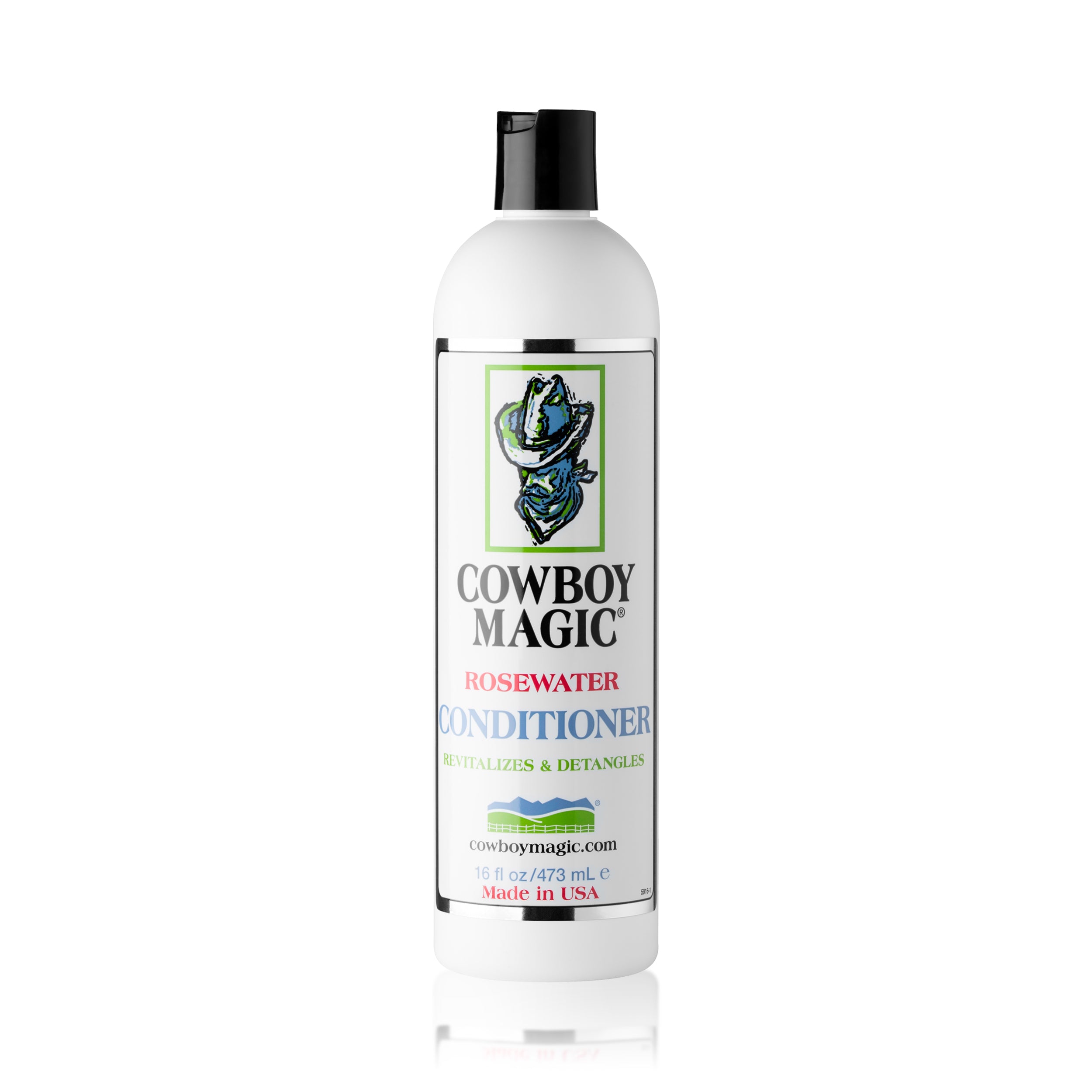 Cowboy Magic Rosewater Conditioner 16 ounce bottle front view