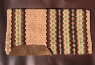Cutter Classic Canyon Land heavyweight woven wool saddle blanket pattern option 2