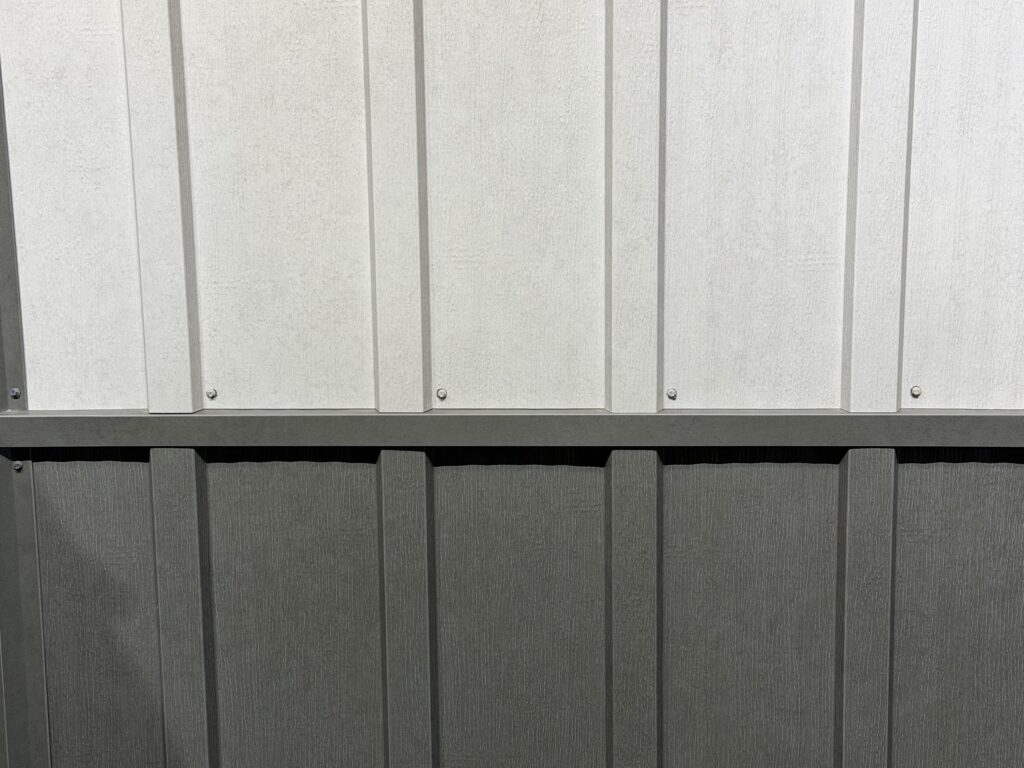 Designer Metals B and B 32-inch board and batten steel siding panel