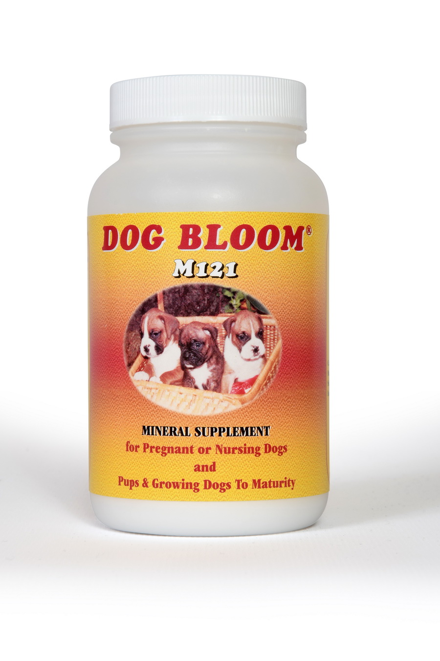 Dog Bloom M121 calcium and phosphorus mineral supplement for breeding and nursing dogs