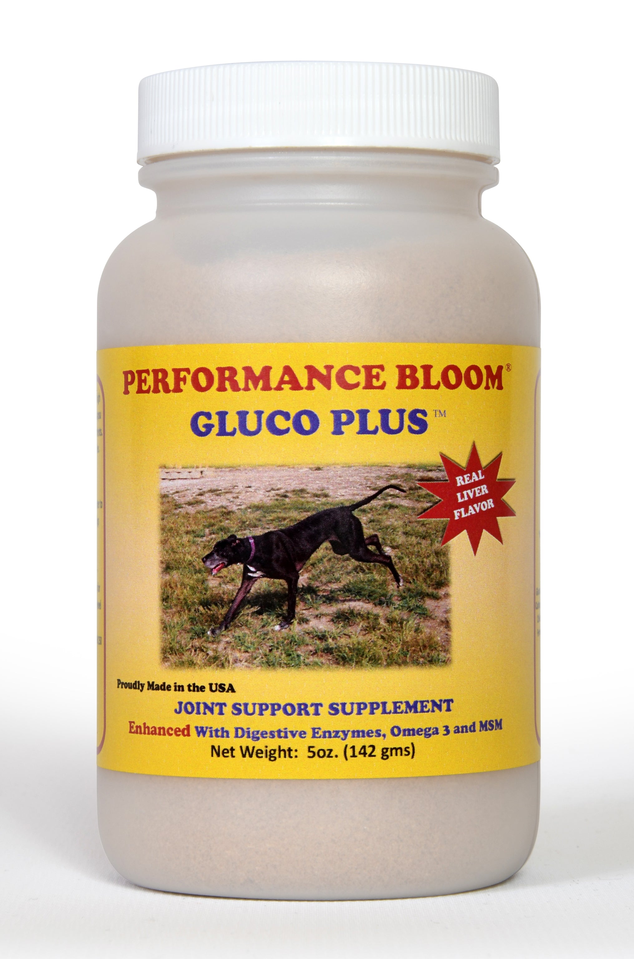 Dog Bloom Performance Bloom Gluco Plus glucosamine chondroitin MSM joint supplement powder